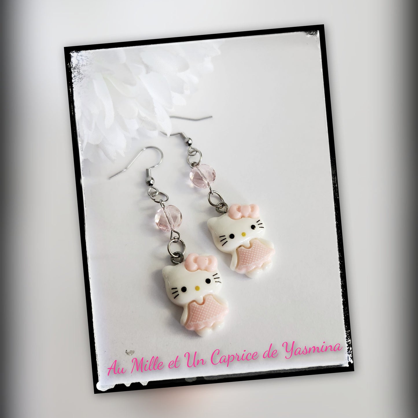 Boucles d'oreilles • Chat