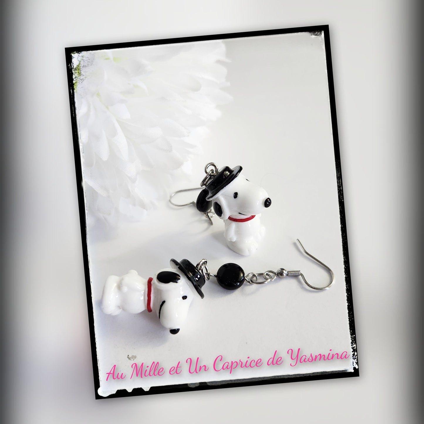 Boucles d'oreilles • Chien