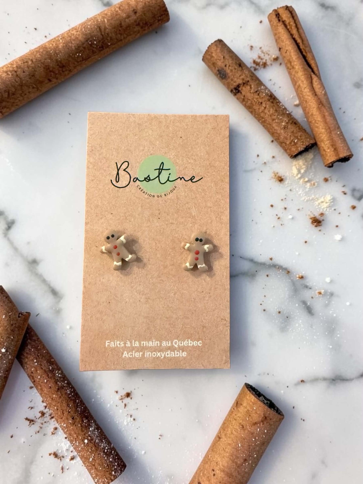 Earring gingerbread