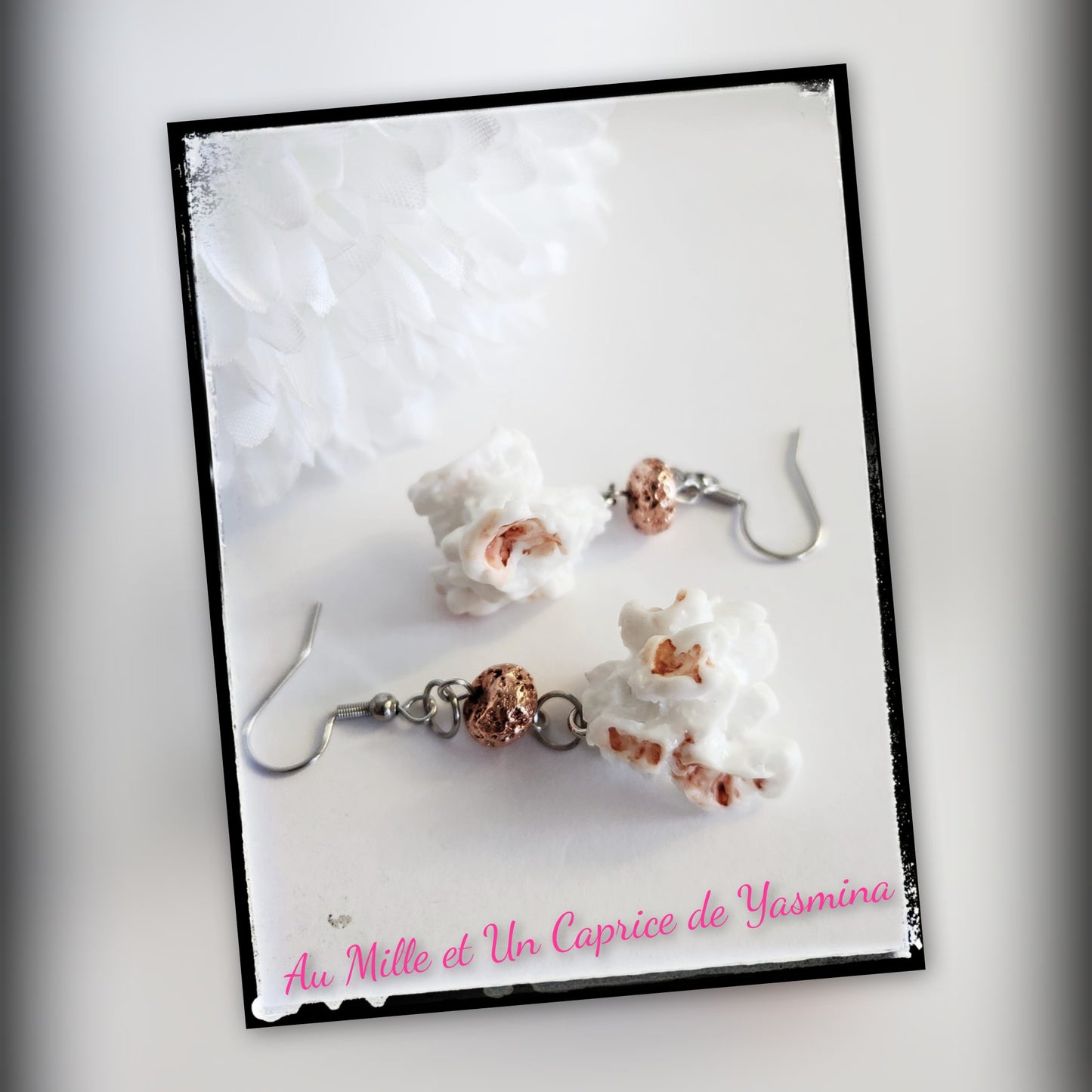 Boucles d'oreilles • Pop-corn