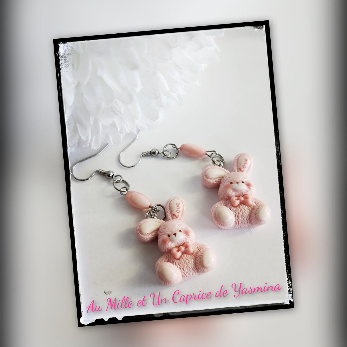 Boucles d'oreilles • Lapin