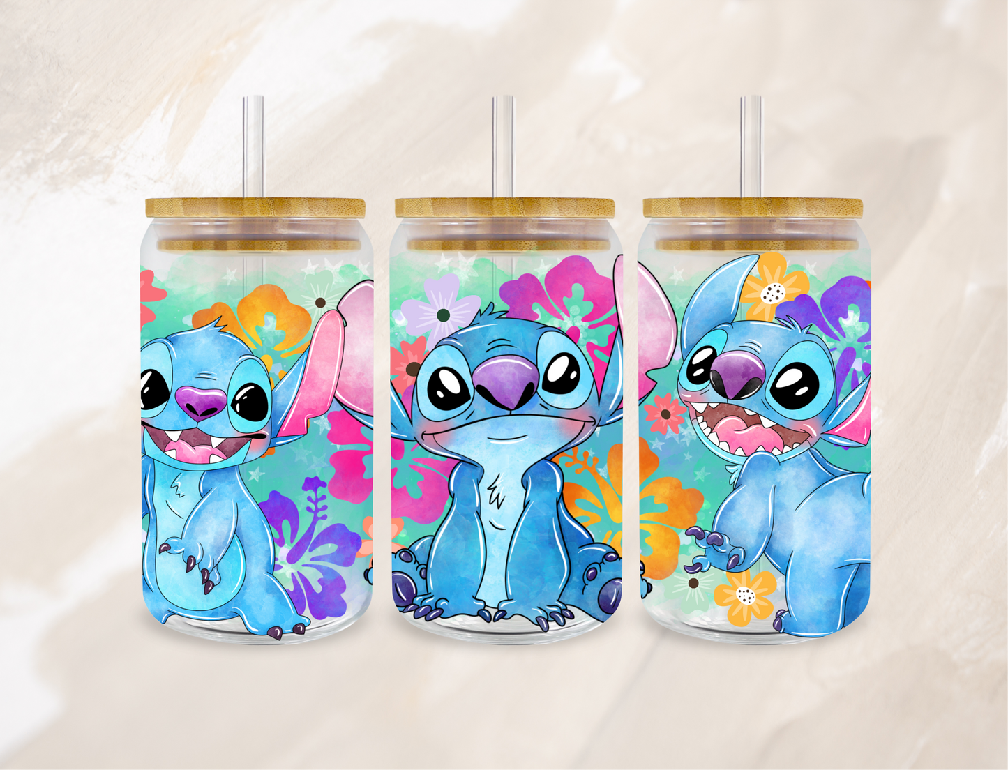 UVDTF Cup 16Oz - Hawaii Blue Friend