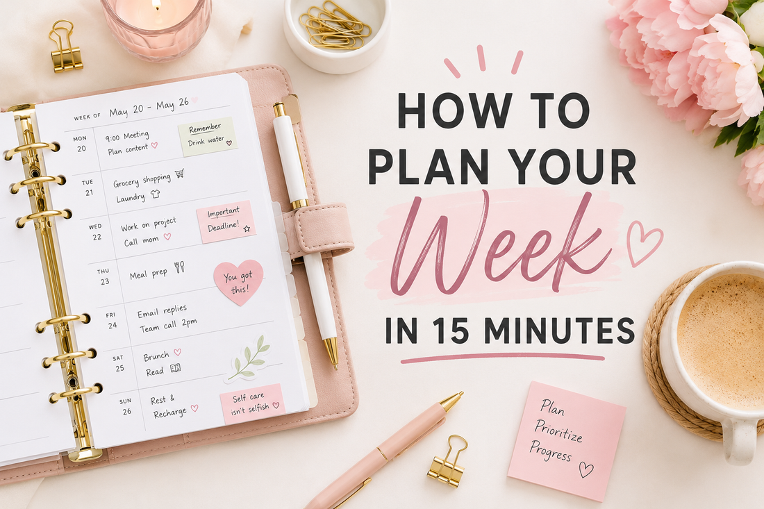 ✨ How to Plan Your Week in 15 Minutes ⏰
