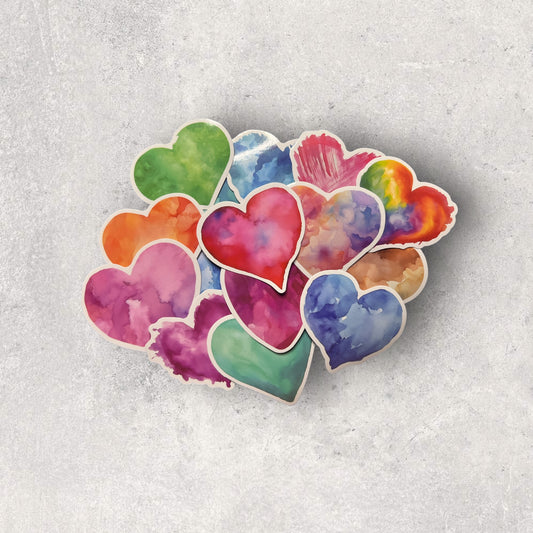 Hearts Stickers (15)