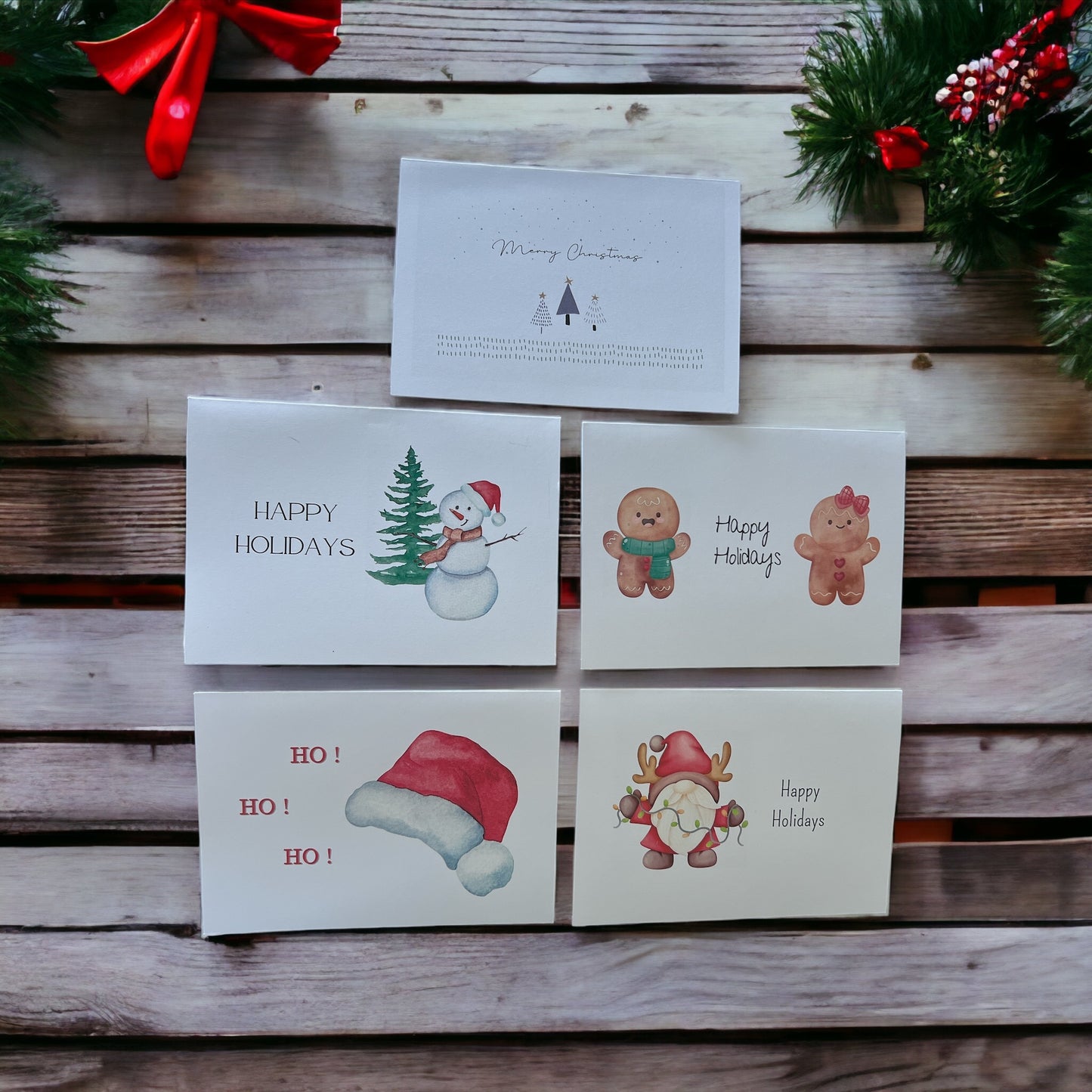 Mix Christmas Cards (Set of 5 or 10)