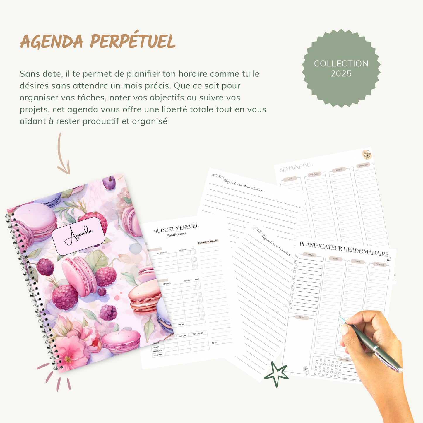 Agenda Promo Vide Inventaire 25$