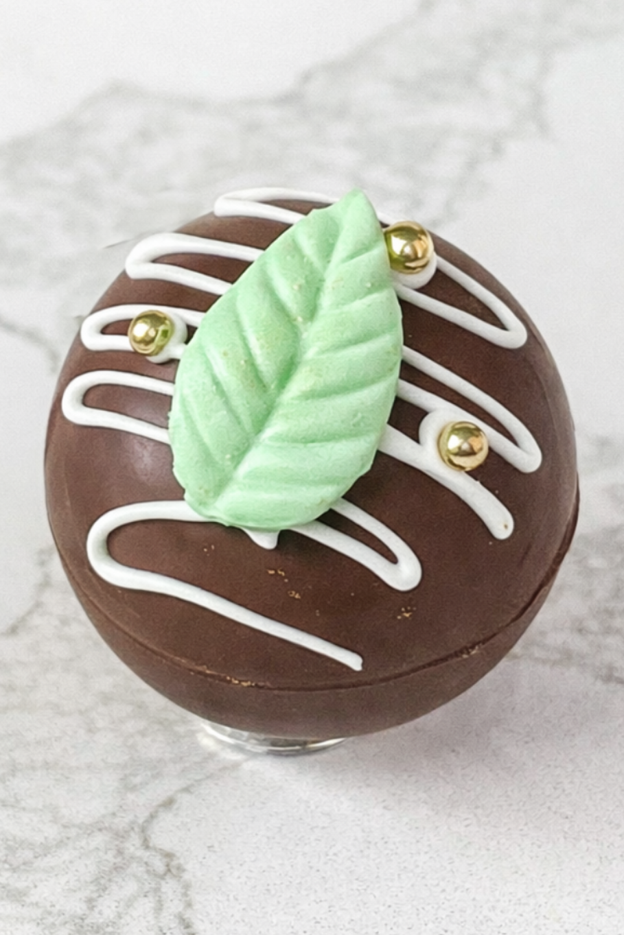 Chocolat chaud à la menthe poivrée