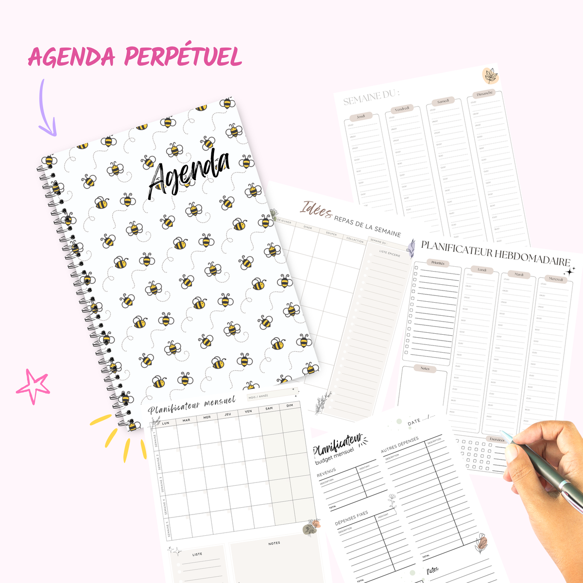 Bee - Agenda / Planner 2027 - undated