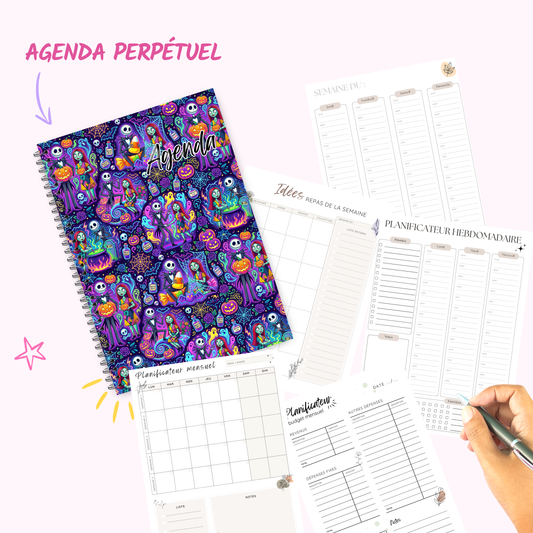 Flashy Skeleton - Agenda / Planner 2027 - undated