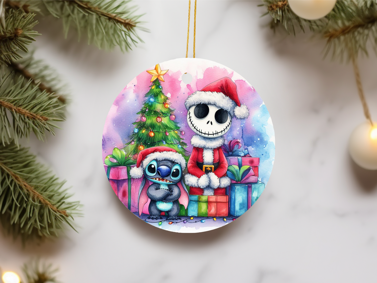 Christmas Ornament MDF  - Design or Custom Option available