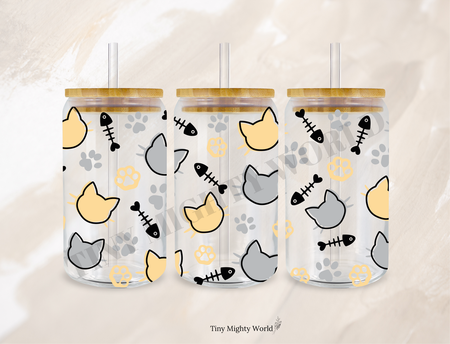 UVDTF TRANSFER CUP WRAP - RTS - Cat