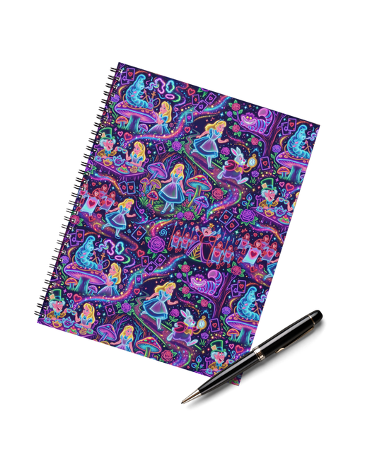 Wonderland - A5 Size Lined Notebook – 80 Pages | Minimal Everyday Writing Journal