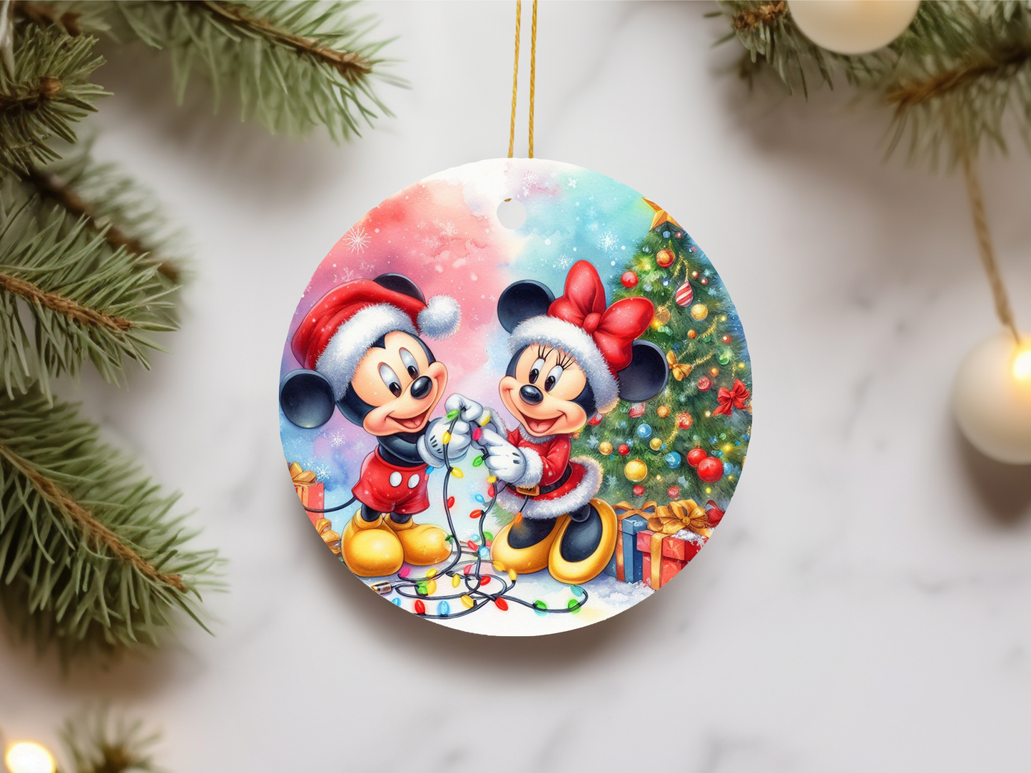 Christmas Ornament MDF  - Design or Custom Option available
