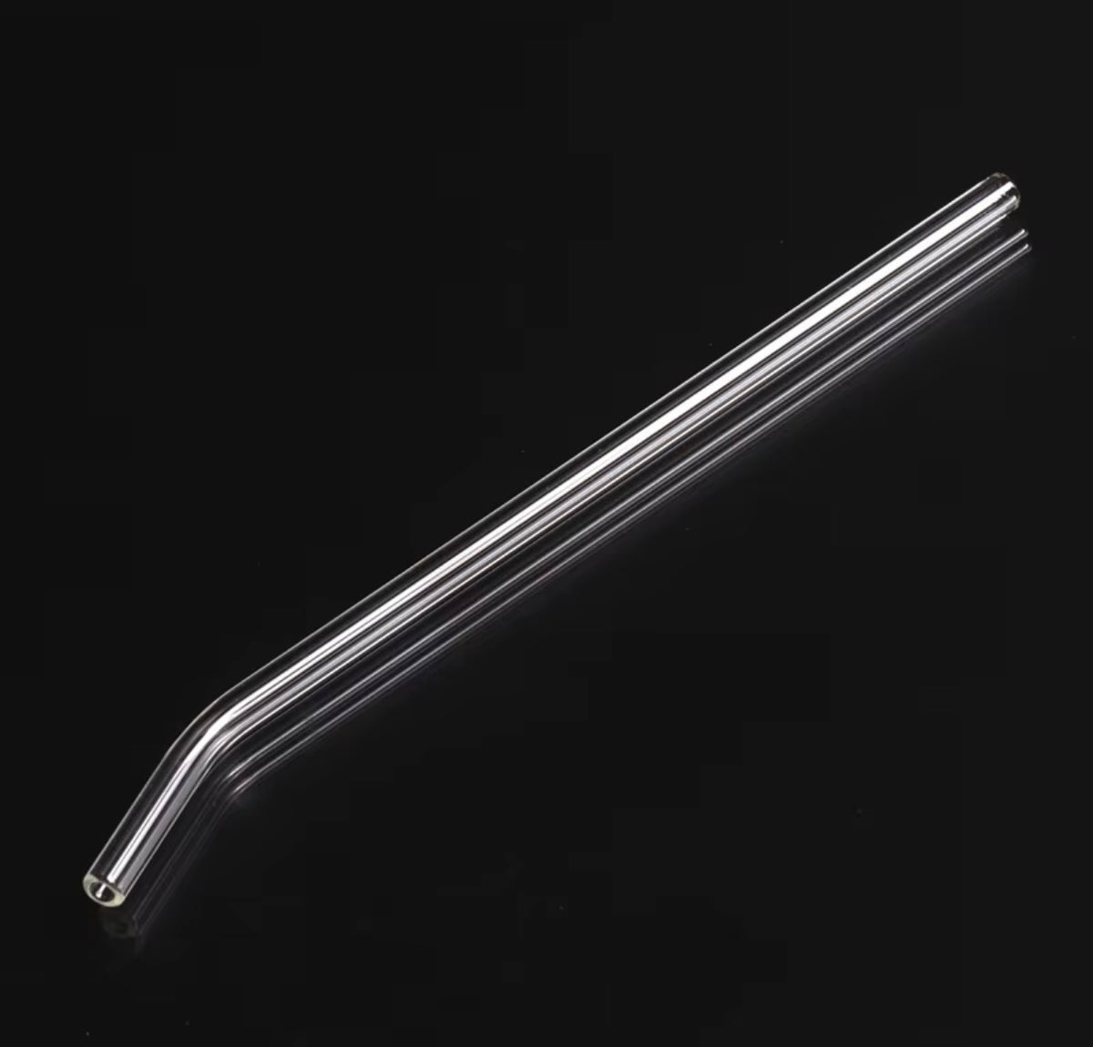 Color Glass Straw