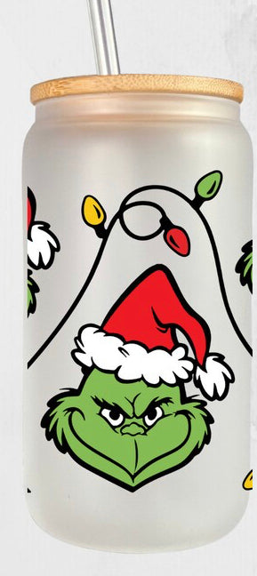 CHRISTMAS EDITION Coffee/Smoothie Glass 16oz