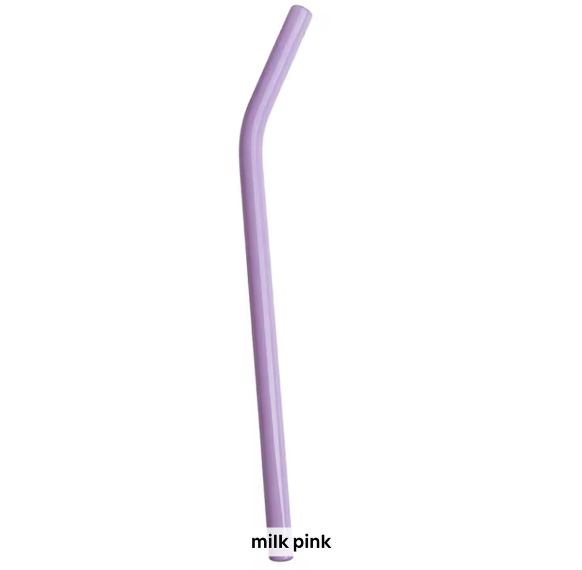 Color Glass Straw