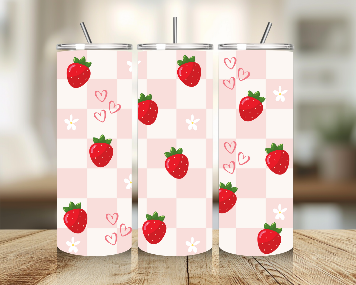 Tumbler 20 oz - Strawberry