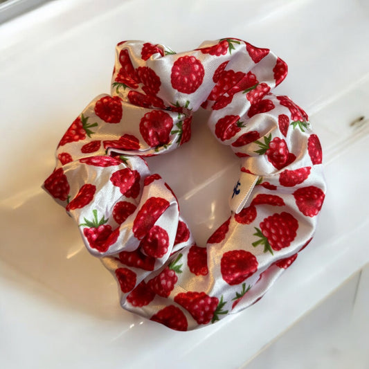 Chouchou Satin Framboise