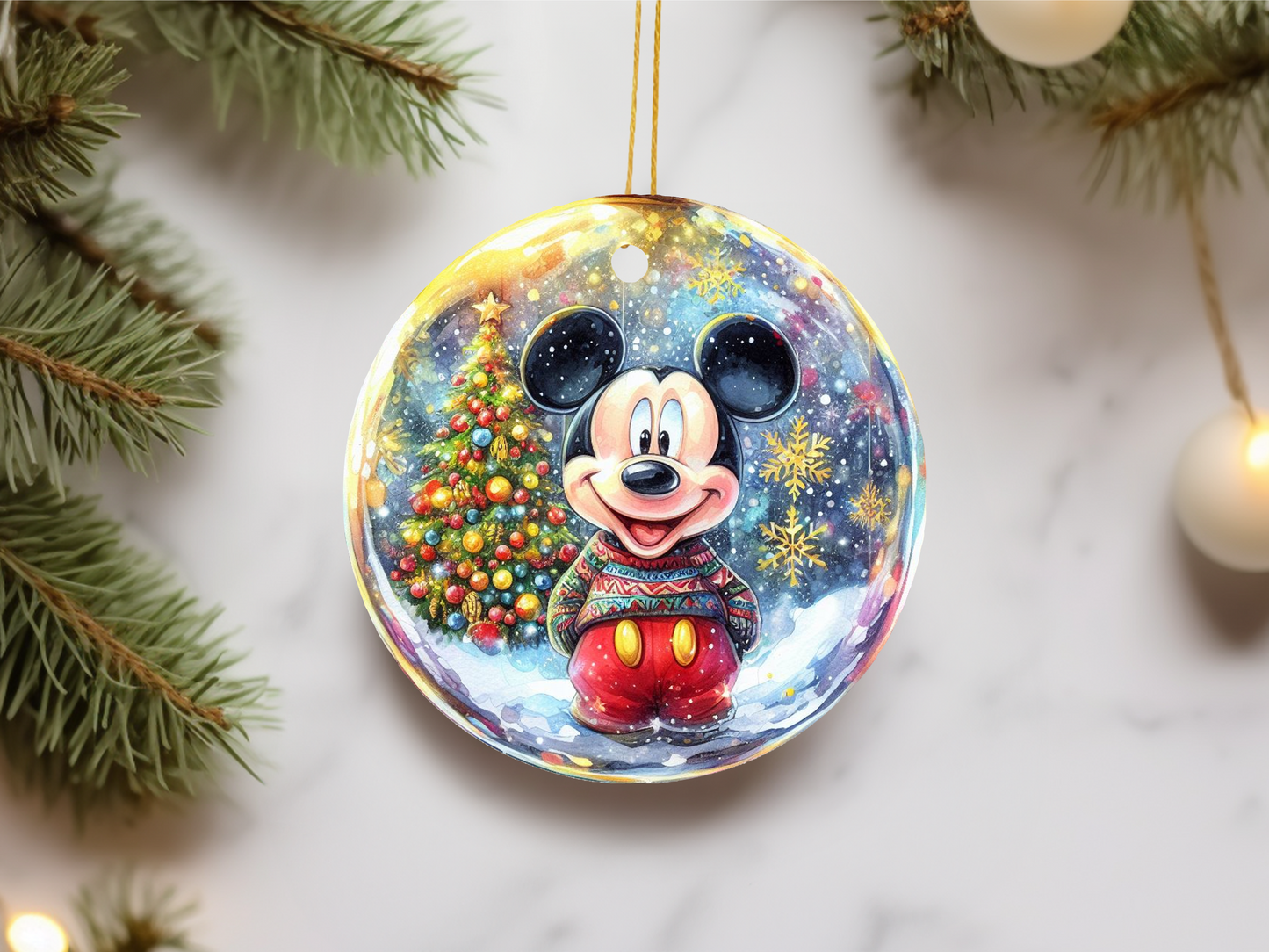 Christmas Ornament MDF  - Design or Custom Option available