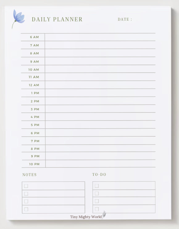 MINIMALIST DAILY PLANNER