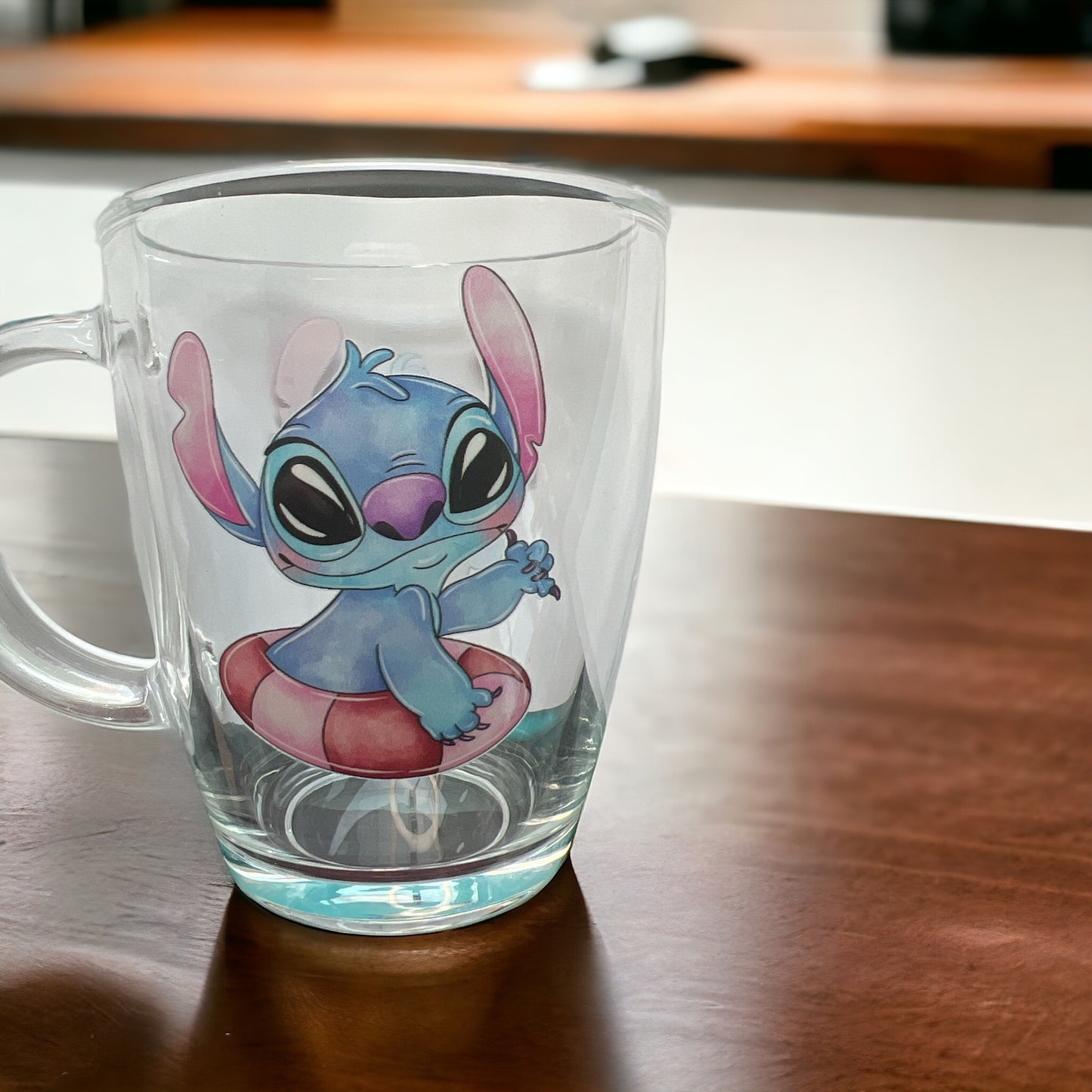 Clear Mug with design