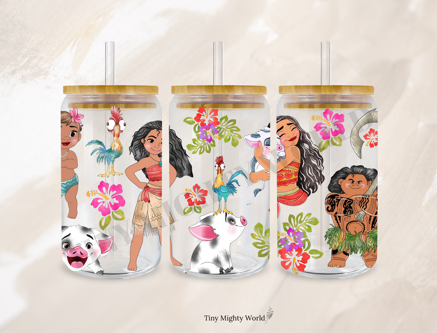 UVDTF TRANSFER CUP WRAP - RTS - Moana