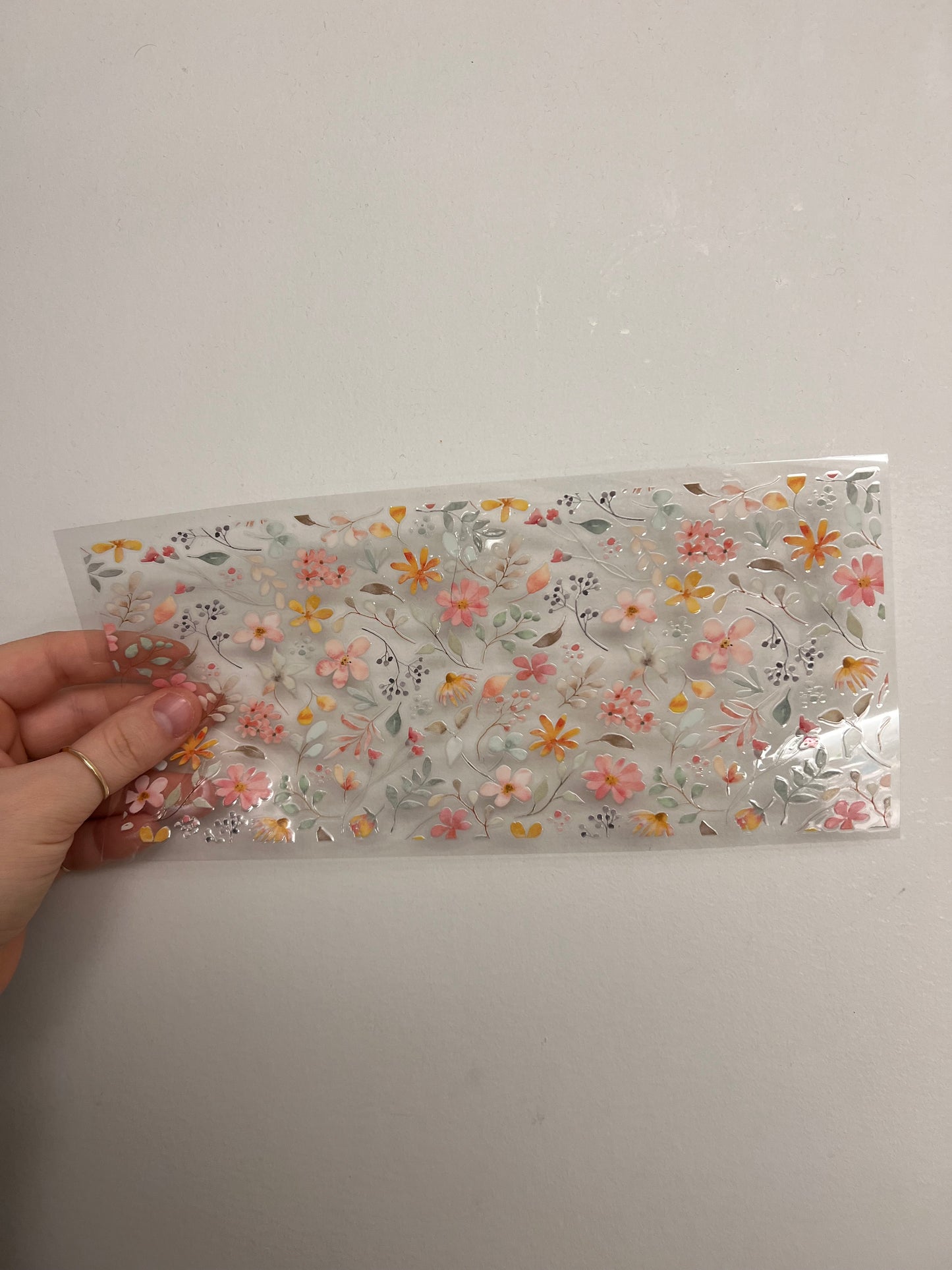 UVDTF TRANSFER CUP WRAP - RTS -  Mix Flower