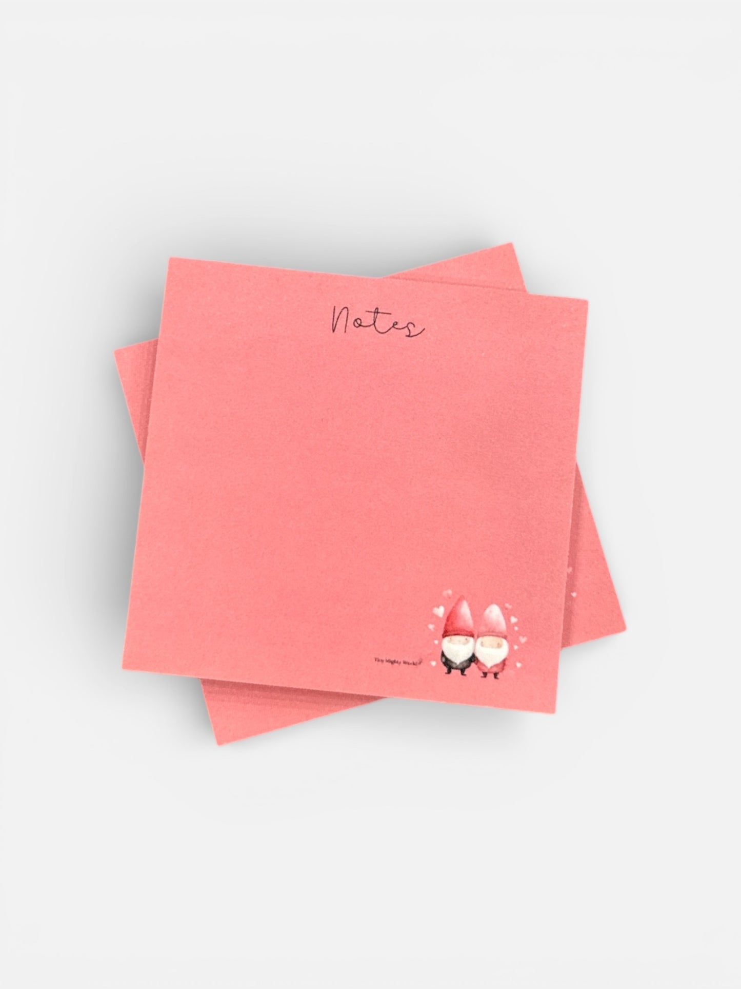 Gnomes Heart- Valentines Sticky Notes