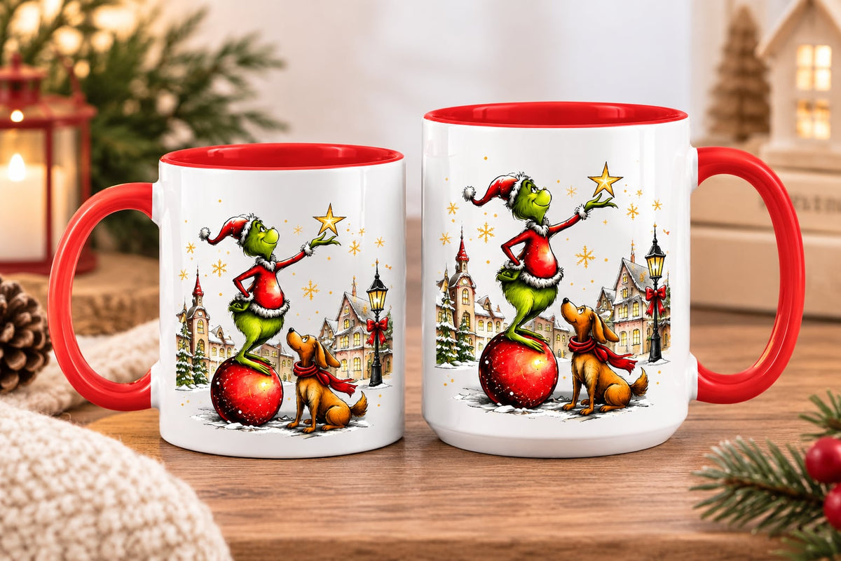 CHRISTMAS MUG | Grumpy | 15 oz ~443mL