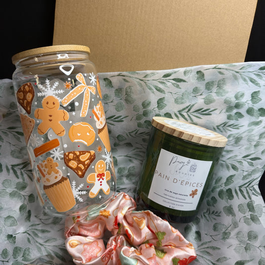 Boîte Cadeau Gingerbread Christmas