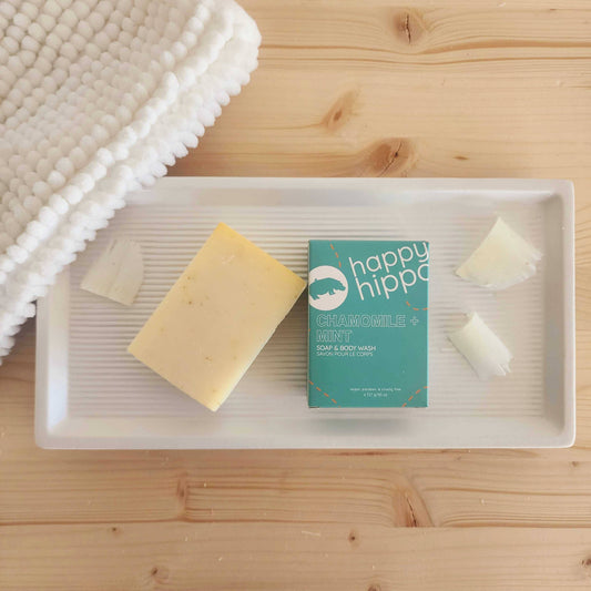 Savon naturel à la camomille et à la menthe