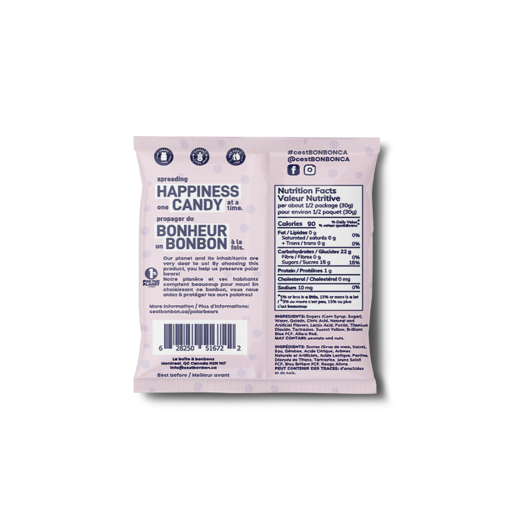 RECHARGE Ours polaires - Bonbons en gélatine