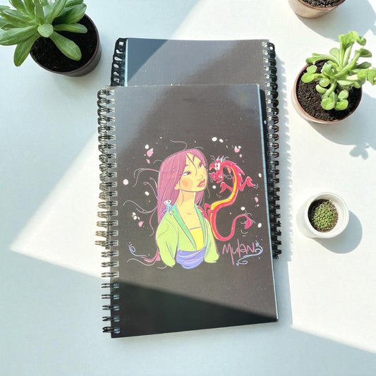 Princesse Fighter Aesthetic Notebook | 80 Pages Lined Journal for Writing, School & Work