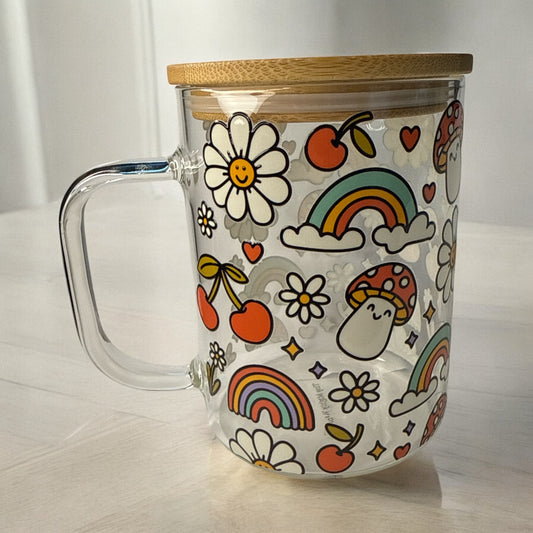 Mushroom Rainbow Cup 17oz