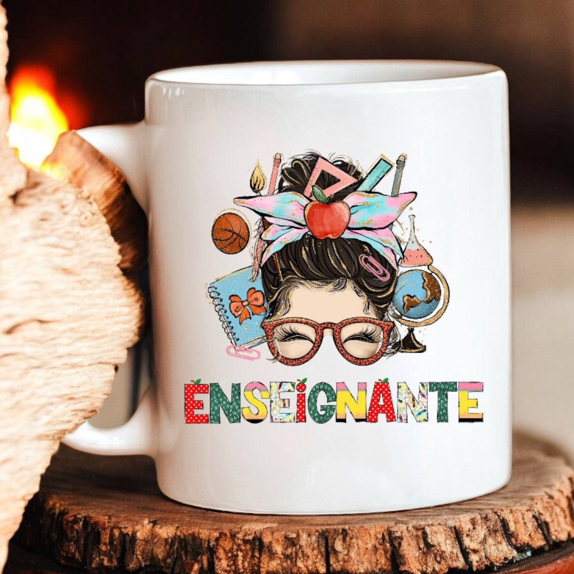 Enseignante / Teacher White Mug