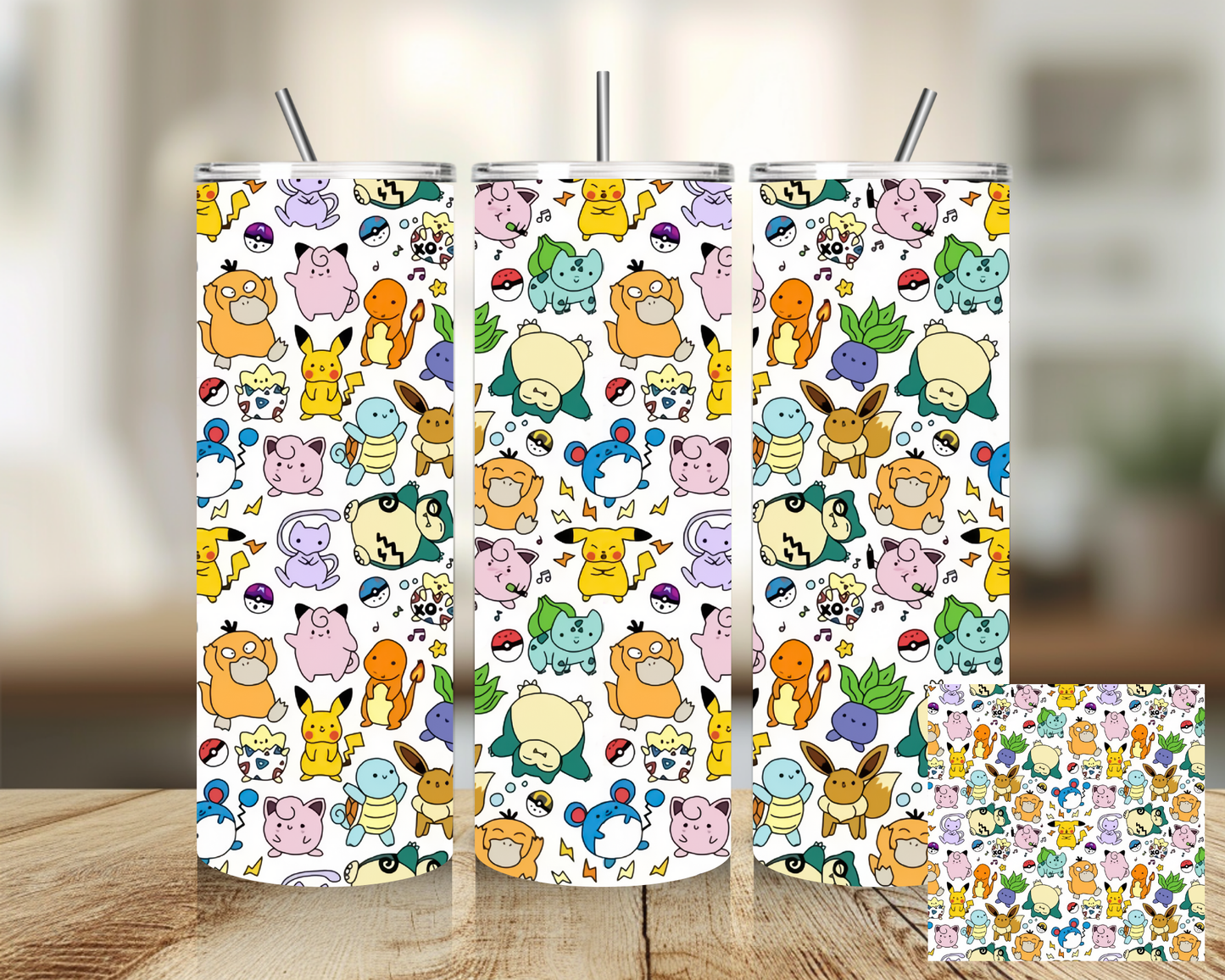 Tumbler 20 oz - Catch Them All Tumbler - Insulated Stainless Steel