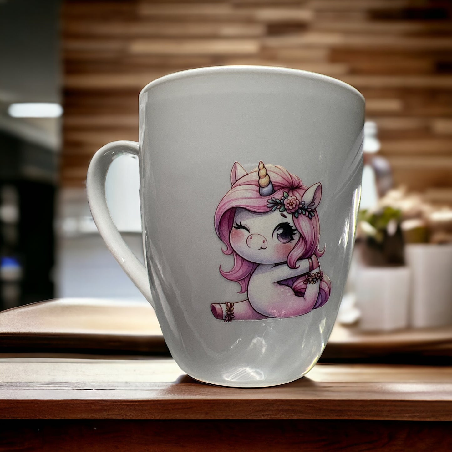 White Mug with design