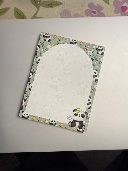 Panda 🐼 - 4.5x5.5 inch – Cute  Aesthetic – 50 Pages