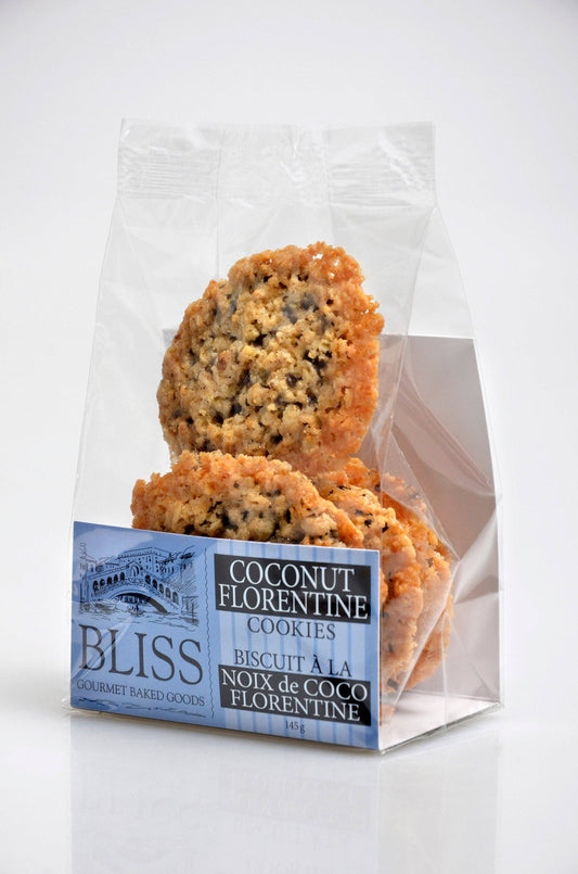 Biscuits florentins à la noix de coco