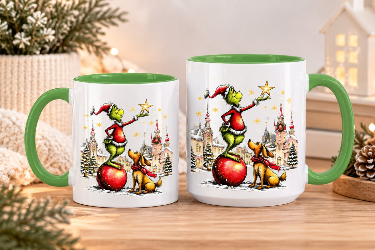 CHRISTMAS MUG | Grumpy | 15 oz ~443mL
