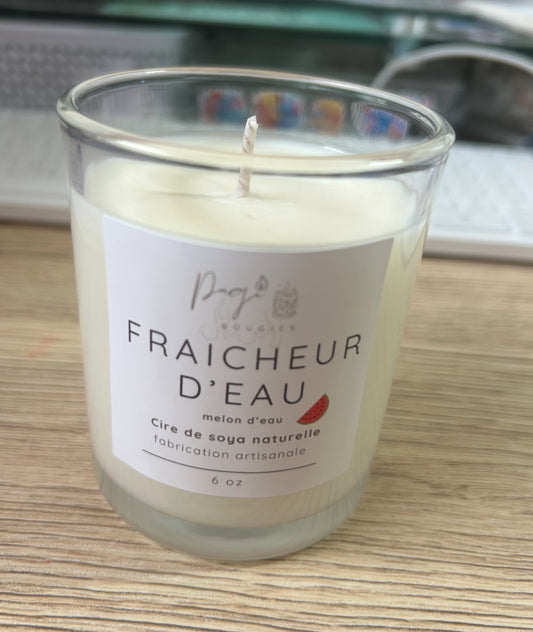 Bougie 6 oz Melon d’eau 🍉