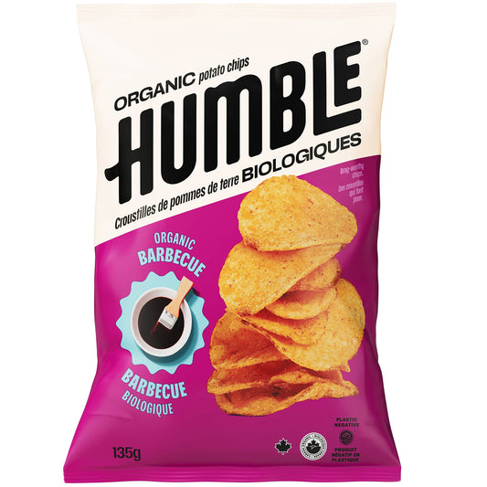 Chips de pommes de terre bio saveur barbecue 135 g