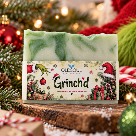 Savon de Noël façon Grinched