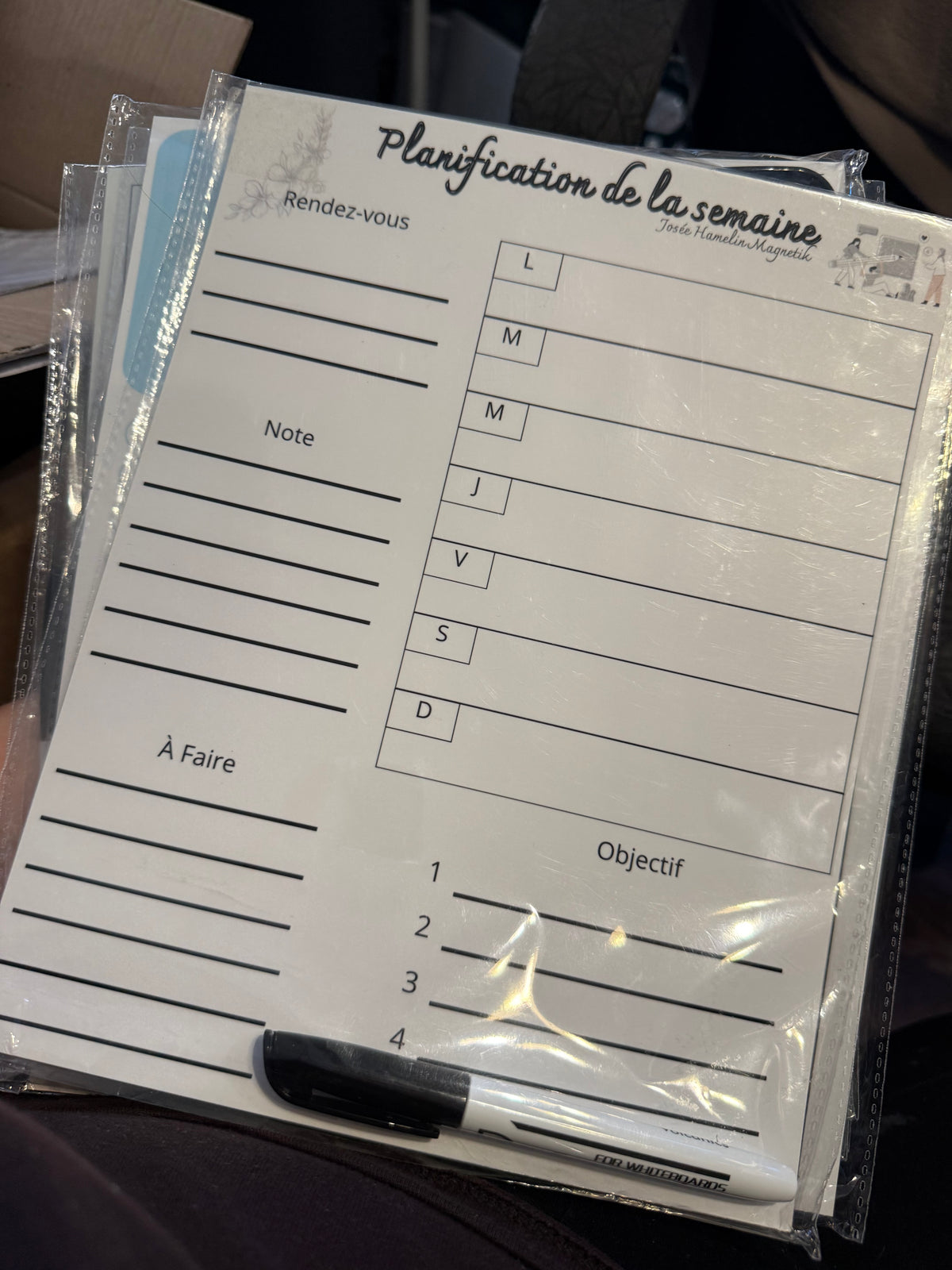WEEKLY PLANNER MAGNETIC - JHM
