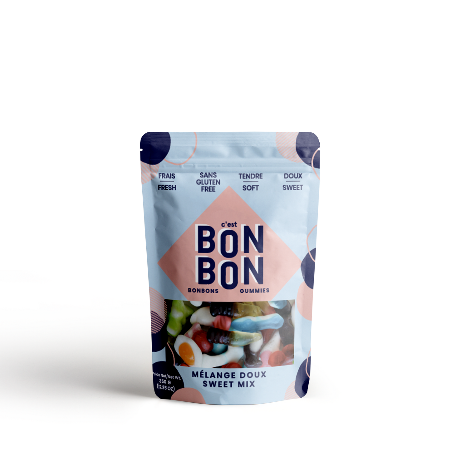 Mélange sucré - 350 g - Format large - Bonbons gélifiés