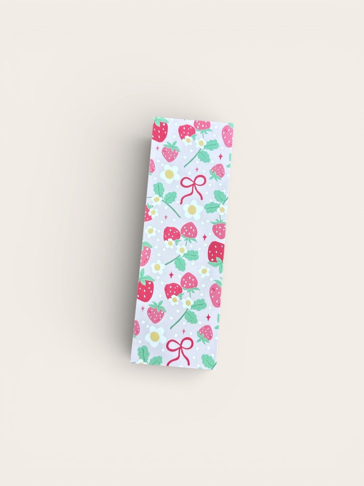 Strawberry Lover Flower - Decorative Bookmark – For Book & Planner Lovers