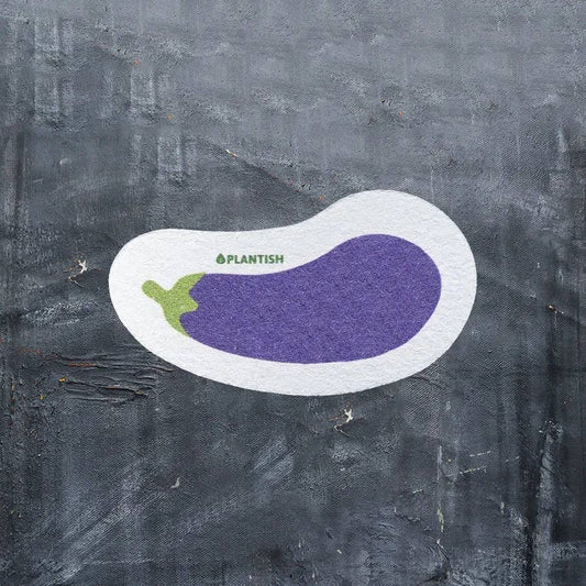 Aubergine - Éponge pliable