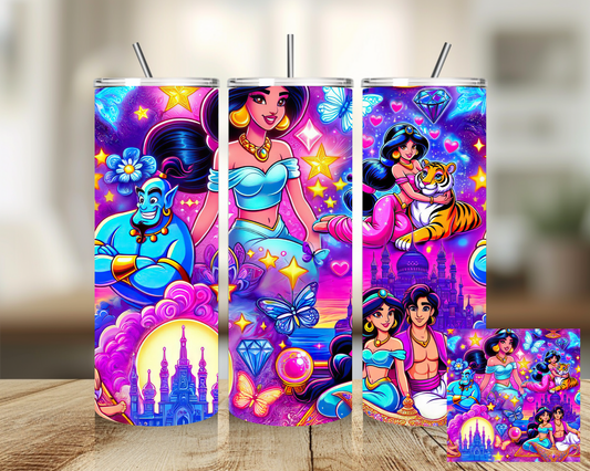 Tumbler 20 oz - Jasmine Mystic Tumbler - Insulated Stainless Steel