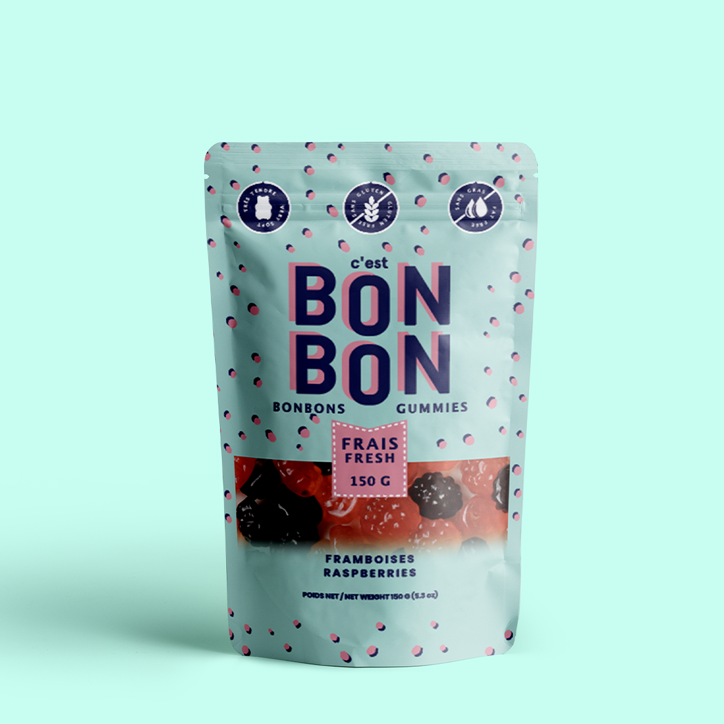 Framboises - Bonbons gélifiés