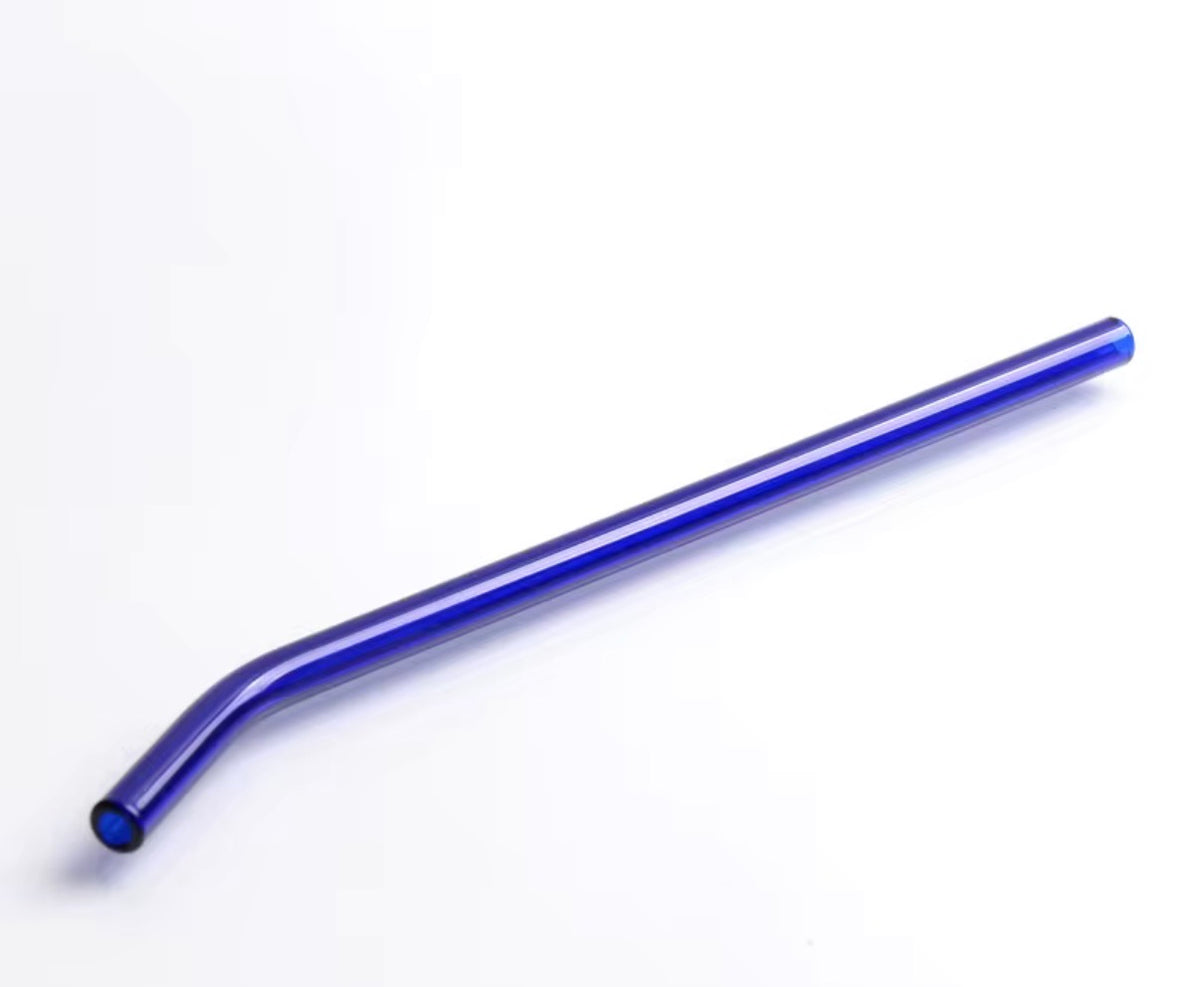 Color Glass Straw